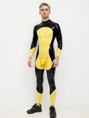 Latex Two Tone Full Suit For Men