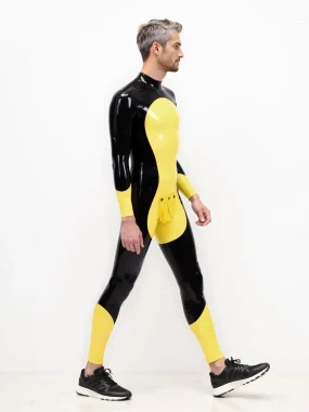 Latex Two Tone Full Suit For Men