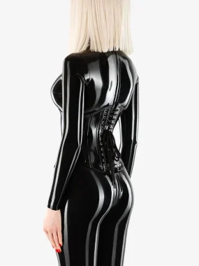 Black Front-Buckle Corset