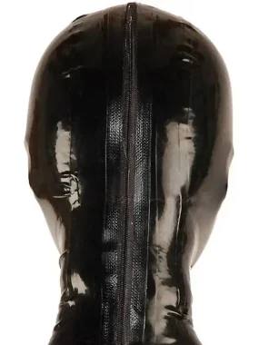 Latex Hood with Big Eyes and Panelling