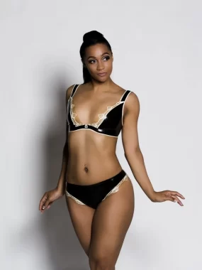 Latex Maid Bra Top