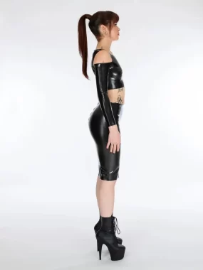 Latex The Erica Open Sleeve Top